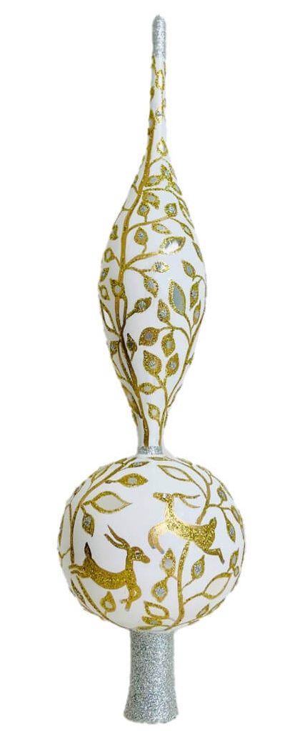 Jinglenog Silver Bell Topped Tree Topper - Charles Mayer