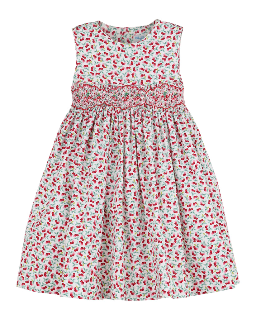 Luli & Me Cherry Berry Smocked Dress - Charles Mayer