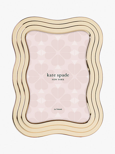 Kate Spade South Street Gold Wavy Frame, 5*7 - Charles Mayer