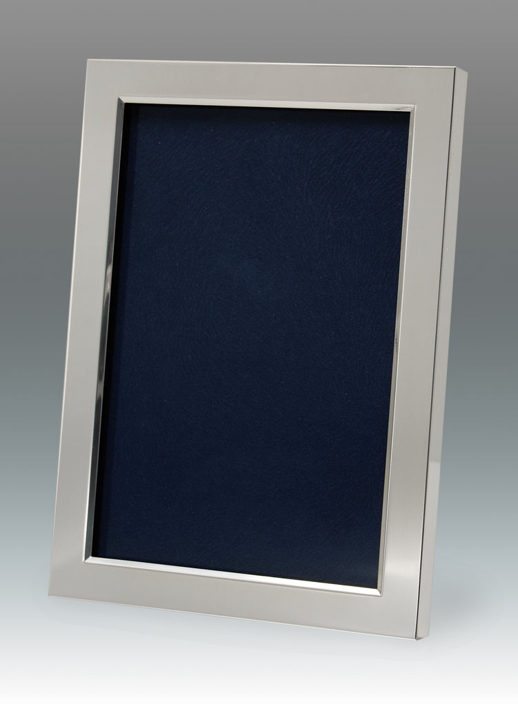 Tizo Design Flat Plain Silver Plate Frame, 5*7 - Charles Mayer