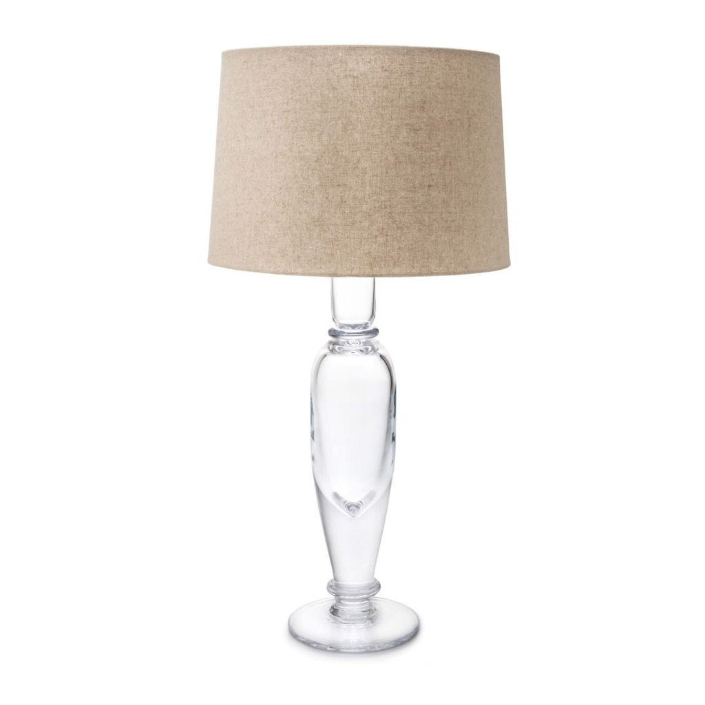 Simon Pearce Cavendish Lamp, sold with 14" Pembroke Pleated Shade in Snow - Charles Mayer