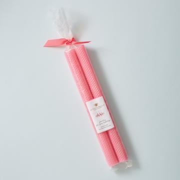 The Little Bee 12" Cw Beeswax Pair Of Tapers - Charles Mayer