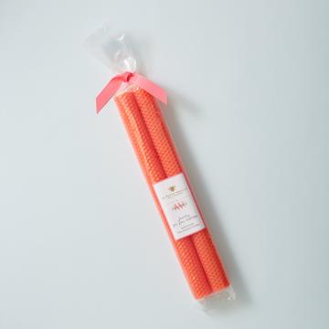 The Little Bee 12" Cw Beeswax Pair Of Tapers - Charles Mayer