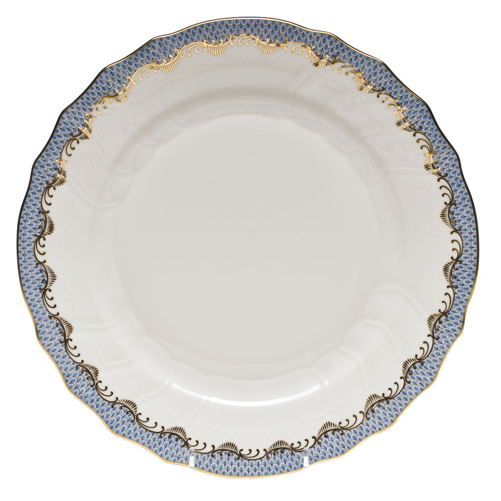 Herend Fish Scale Light Blue Dinner Plate - Charles Mayer