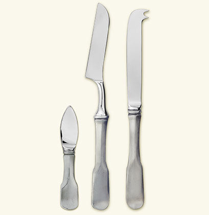 Match Pewter Olivia 3 Piece Cheese Knife Set - Charles Mayer