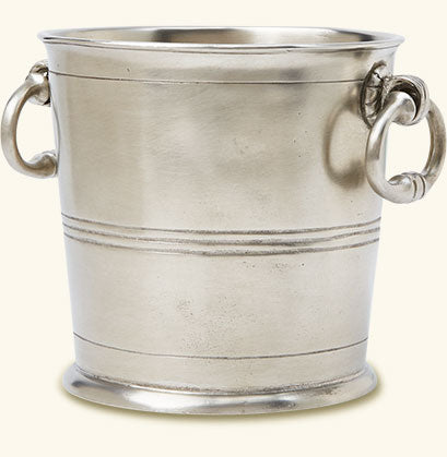 Match Pewter Ice Bucket With Rings - Charles Mayer