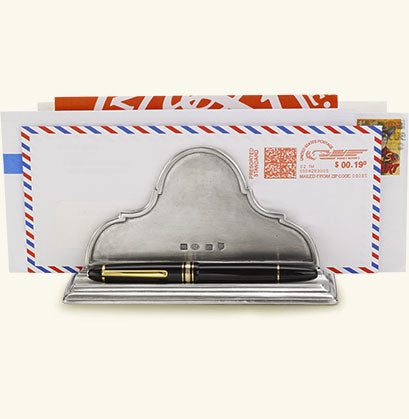 Match Pewter Letter Stand W/Pen Rest - Charles Mayer