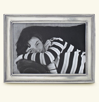 Match Pewter Lugano Medium Rectangle Frame - Charles Mayer