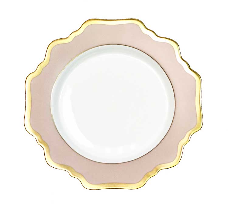Anna Weatherley Anna's Palette Dusty Rose Bread & Butter Plate - Charles Mayer