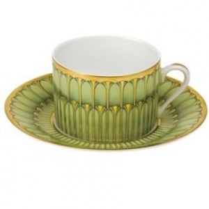 Deshoulieres Arcades Green Tea Cup And Saucer - Charles Mayer
