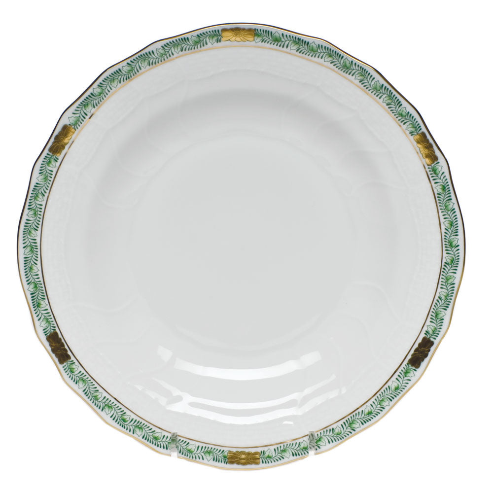Herend Chinese Bouquet Garland Green Dessert Plate - Charles Mayer