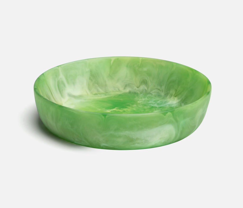 Blue Pheasant Hugo Small Green Swirled Serving Bowl - Charles Mayer