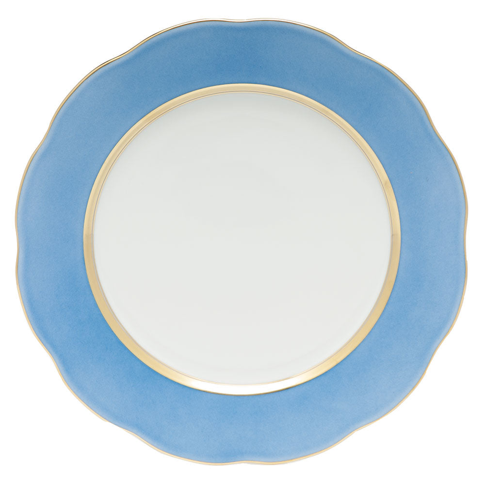Herend Silk Ribbon Cornflower Service Plate - Charles Mayer