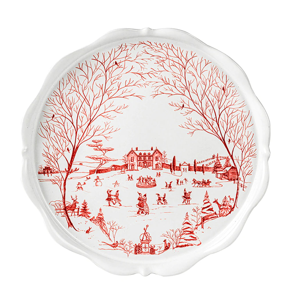 Juliska Country Estate Winter Frolic Cake Stand - Charles Mayer