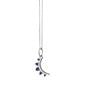 Monica Rich Kosann Sterling Silver September Blue Sapphire Moon On 18" Chain - Charles Mayer