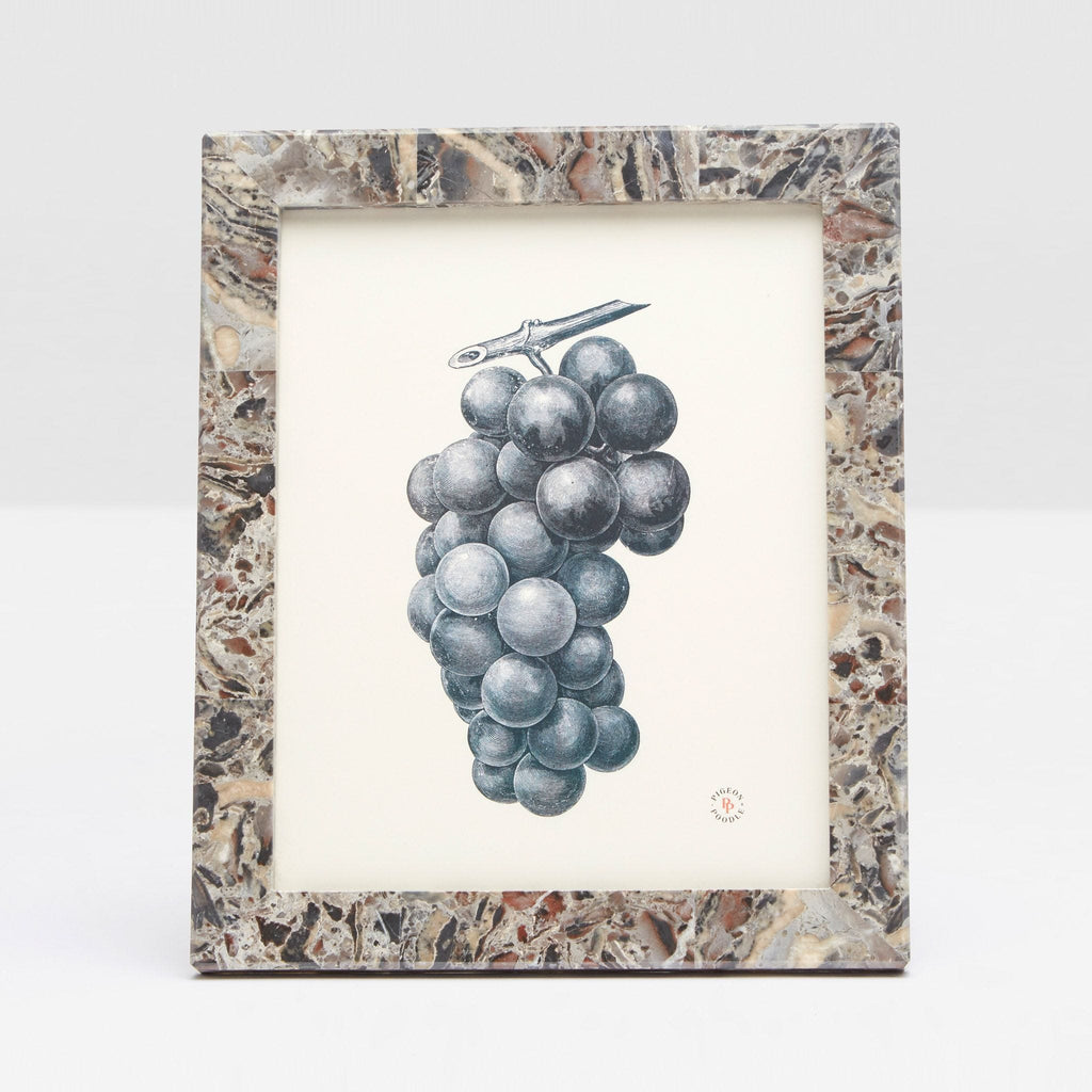 Pigeon And Poodle Corsica 8*10 Mixed Gray Marble Frame - Charles Mayer