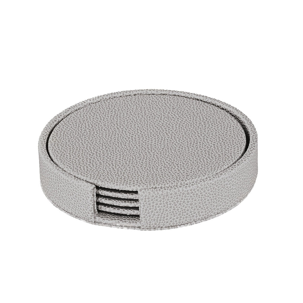 Bodrum Skate Gray Round Coaster Set - Charles Mayer