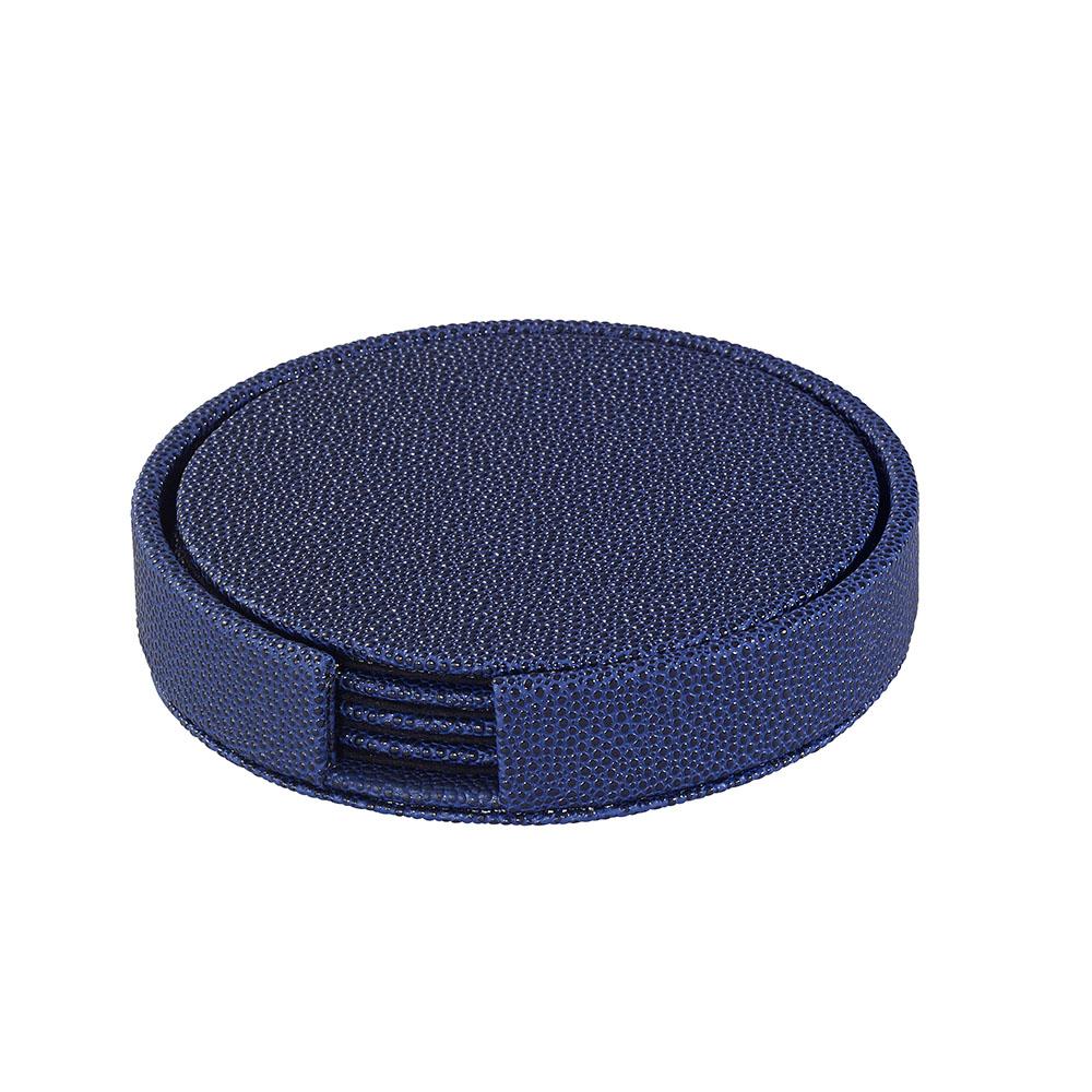 Bodrum Skate Navy Boxed Coaster, Set Of 4 - Charles Mayer