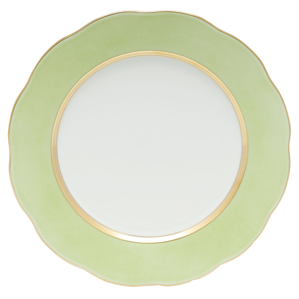 Herend Silk Ribbon Lime Service Plate - Charles Mayer