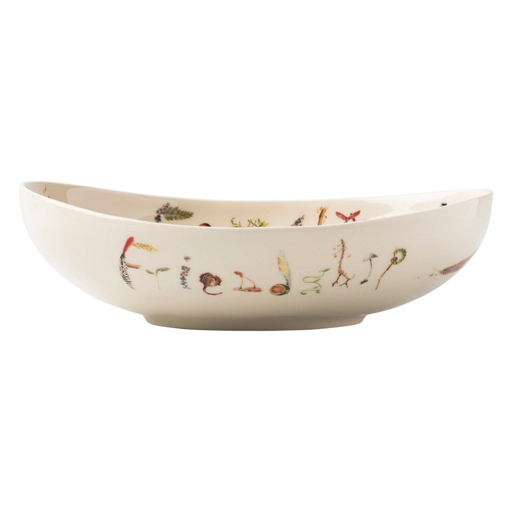 Juliska Forest Walk Friend And Family 9" Oval Bowl - Charles Mayer