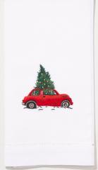 Henry Handwork Christmas Tree Car Hand Towel - Charles Mayer