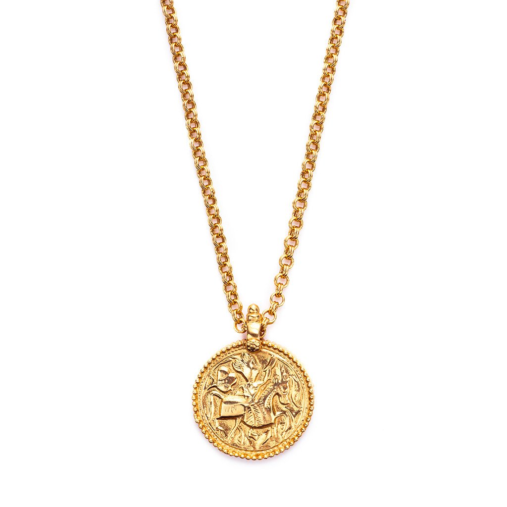 Julie Vos Coin Pendant Necklace - Charles Mayer