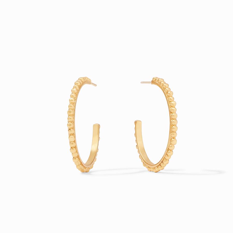 Julie Vos Colette Bead Hoop Earring, Medium - Charles Mayer