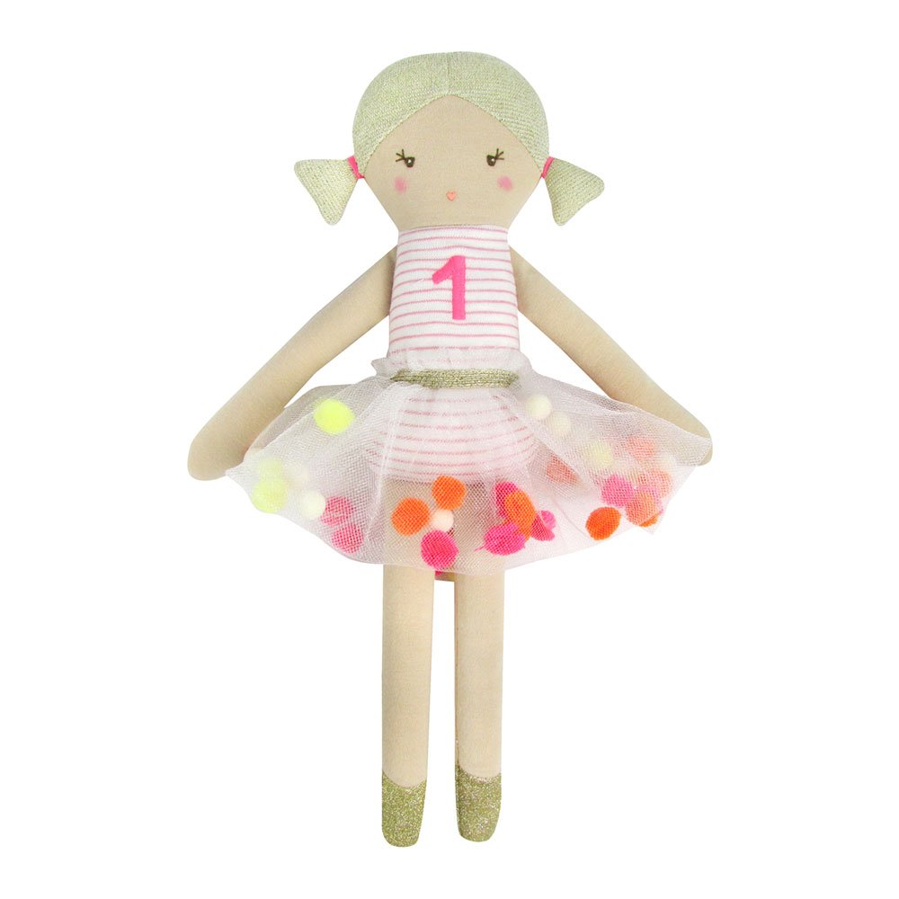 Albetta 1St Year Birthday Jersey Doll - Charles Mayer