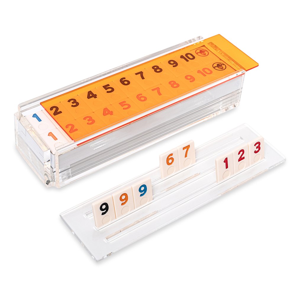 Luxe Dominoes Orange El Rumi Game - Charles Mayer