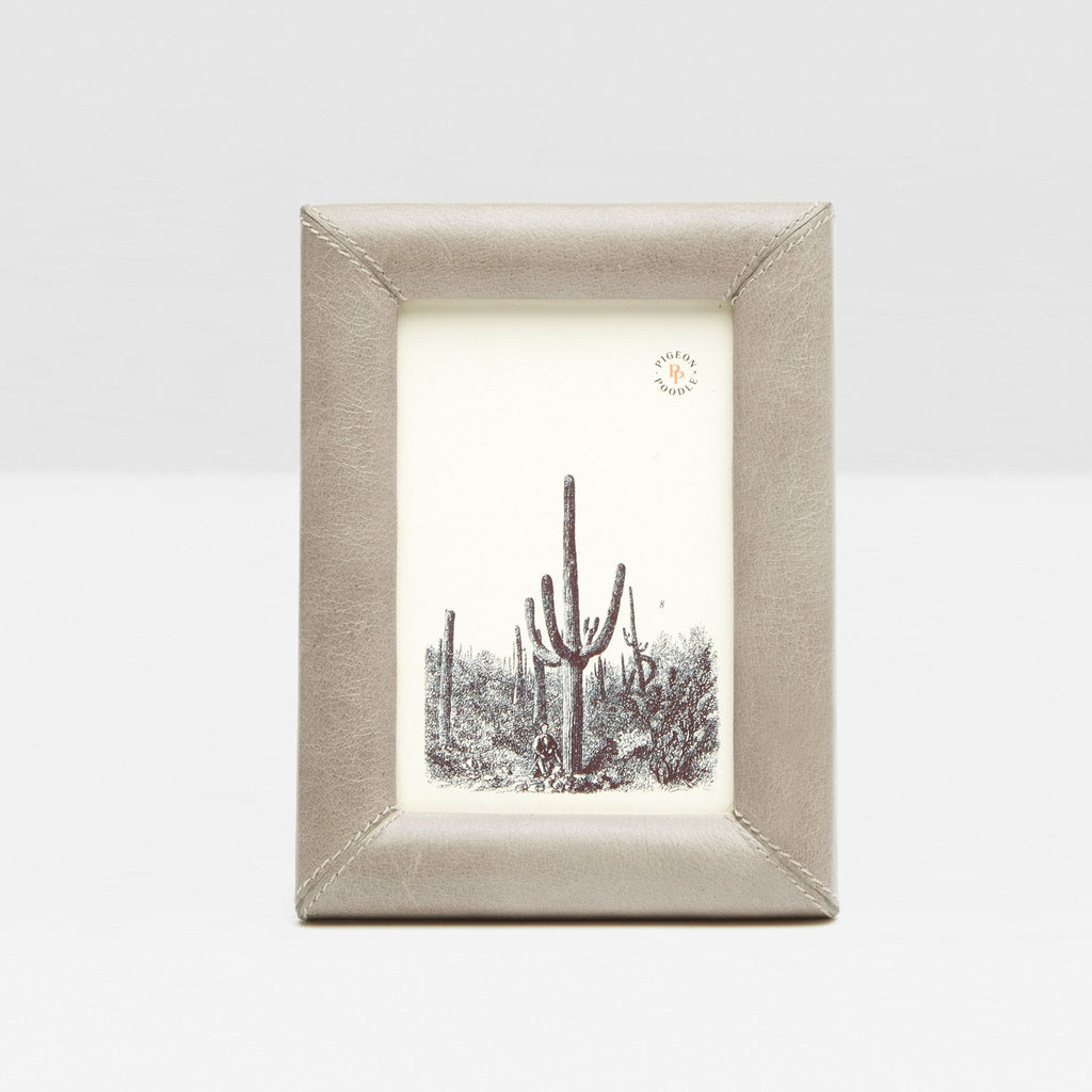 Pigeon And Poodle Eton 4*6 Storm Leather Frame - Charles Mayer