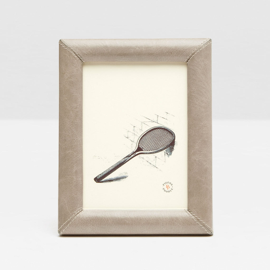 Pigeon And Poodle Eton 5*7 Storm Leather Frame - Charles Mayer