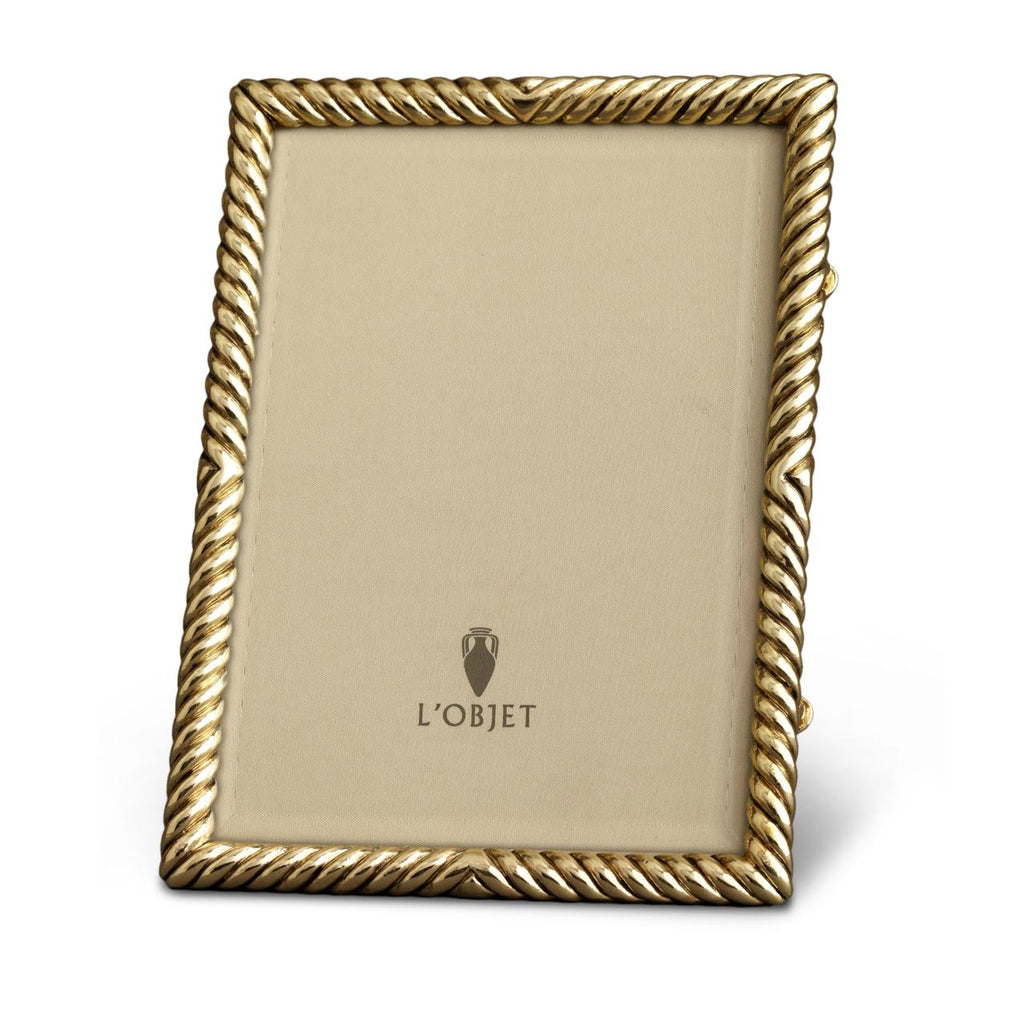 L'Objet Deco Twist Gold 8*10 Frame - Charles Mayer