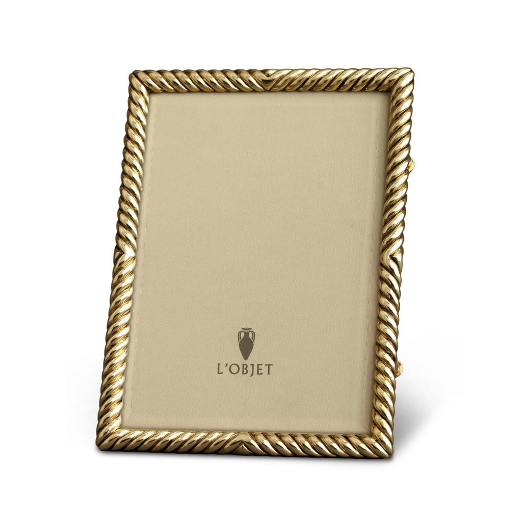 L'Objet Deco Twist Gold 5*7 Frame - Charles Mayer