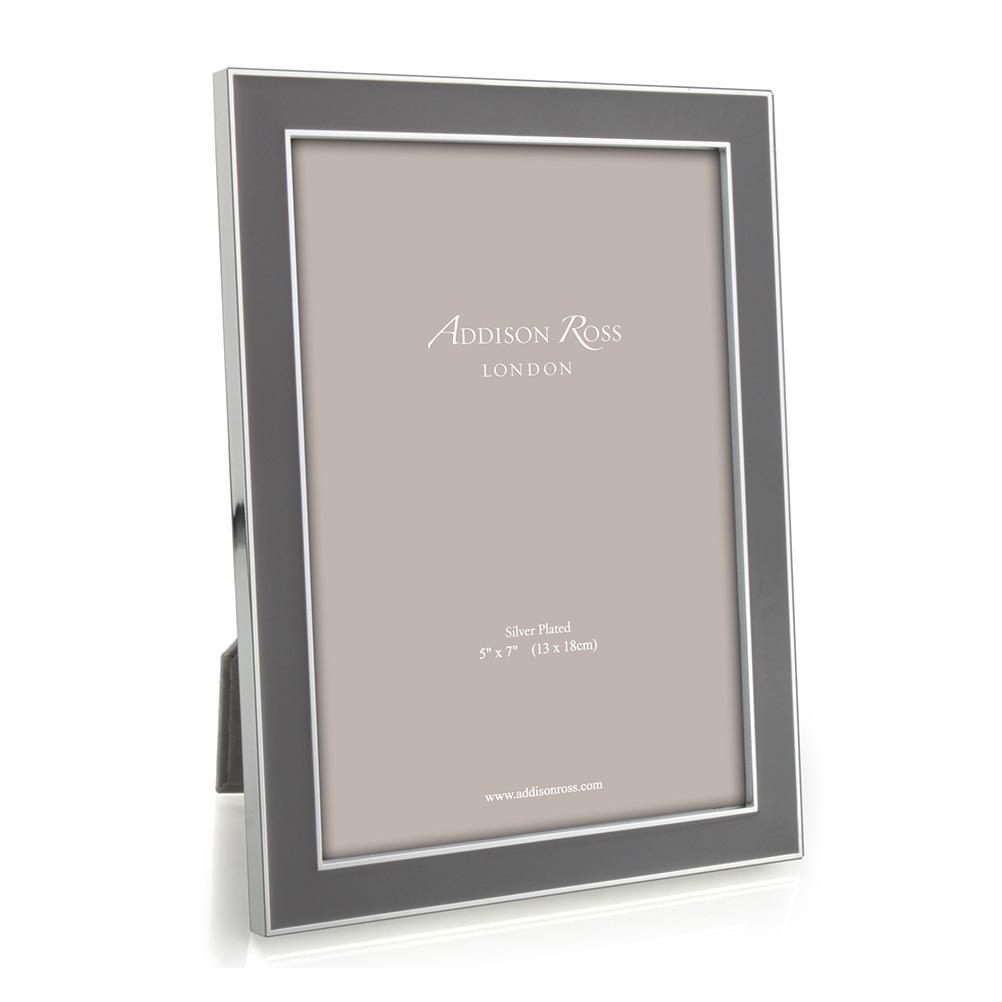 Addison Ross Taupe Enamel Frame, 5*7 - Charles Mayer