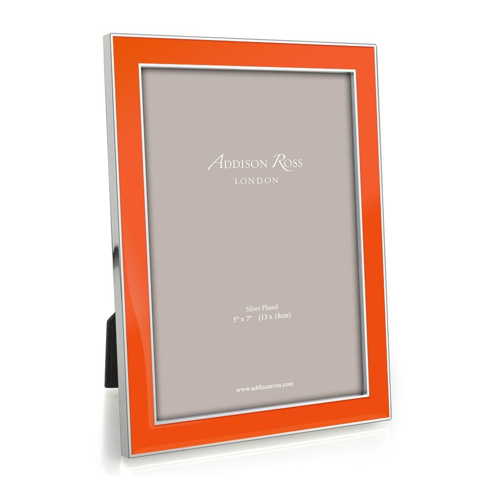 Addison Ross Enamel Orange/Silver 5*7 Frame - Charles Mayer