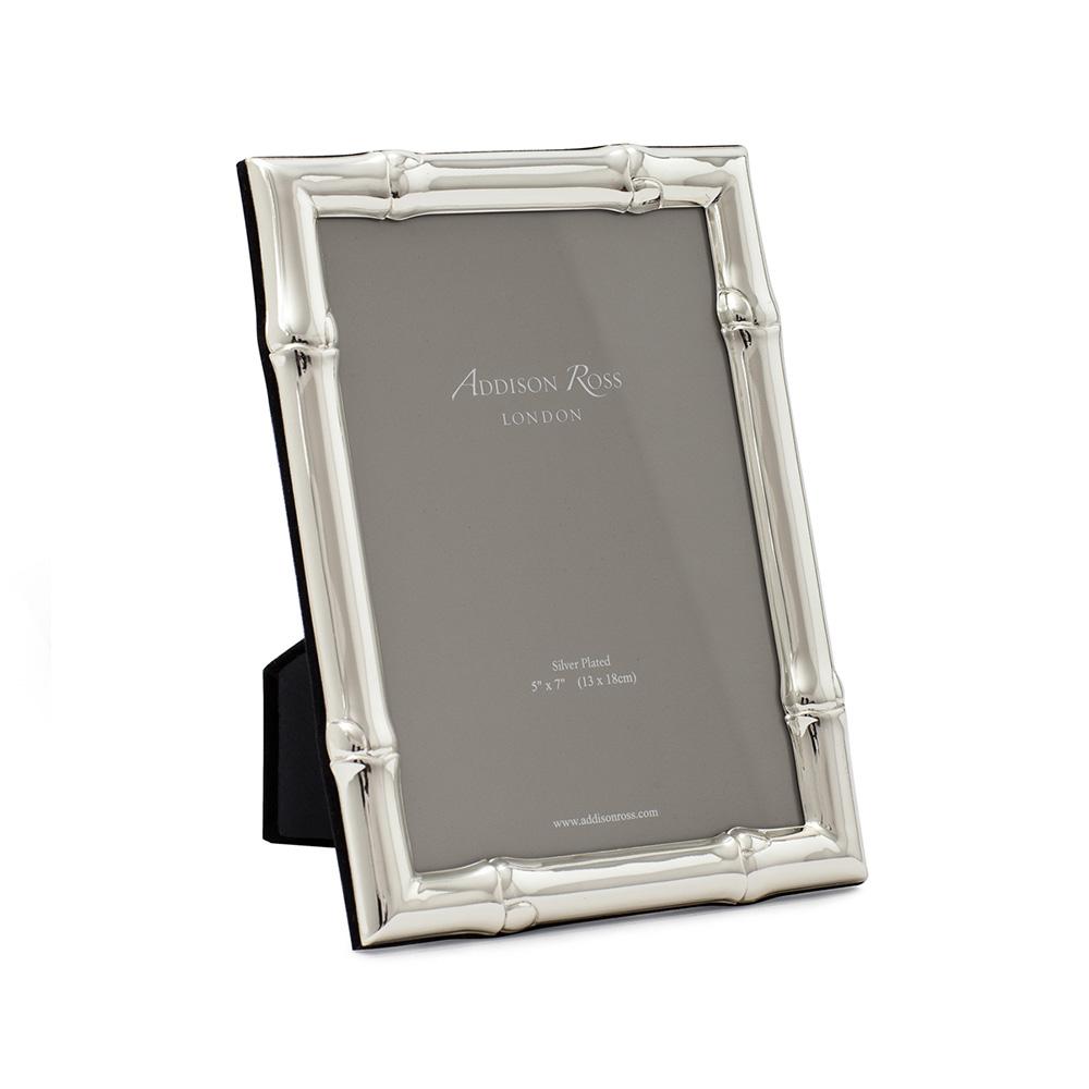 Addison Ross Wide Bamboo Silver Frame, 5*7 - Charles Mayer