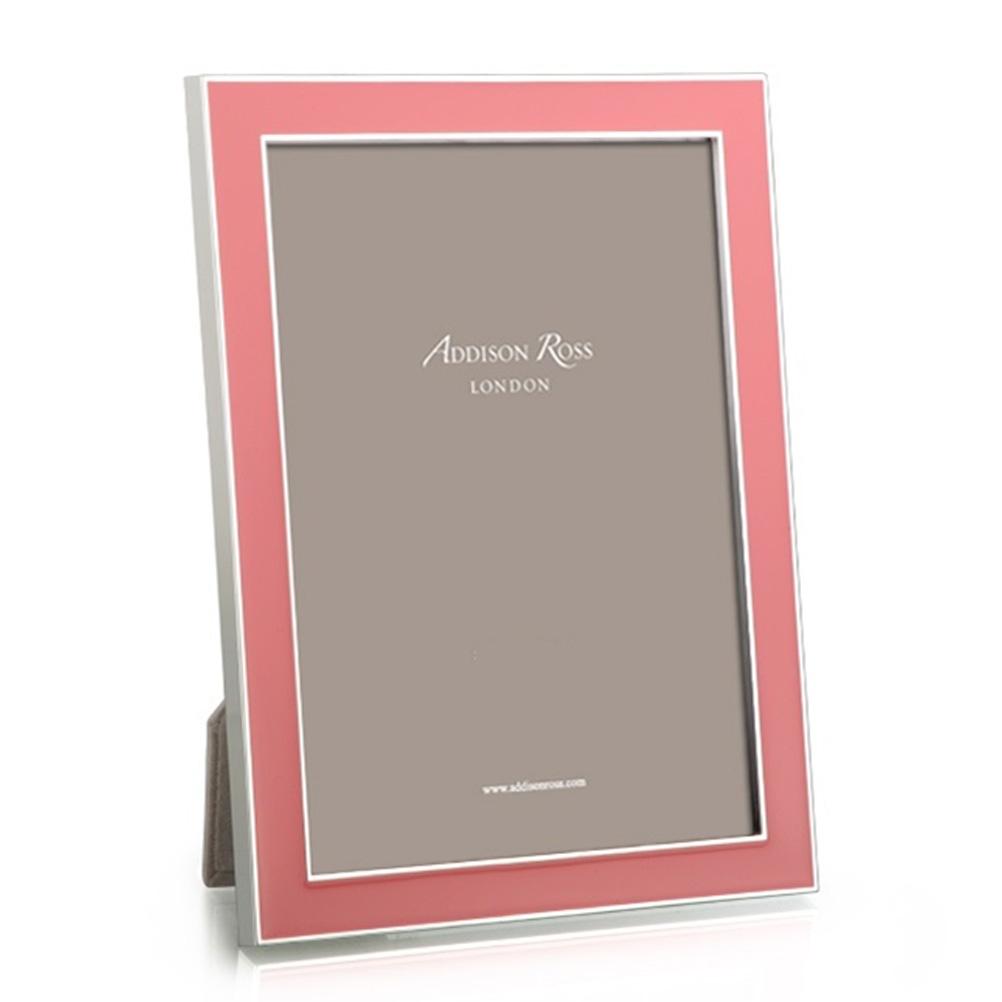 Addison Ross Coral Enamel/Silver 4*6 Frame - Charles Mayer