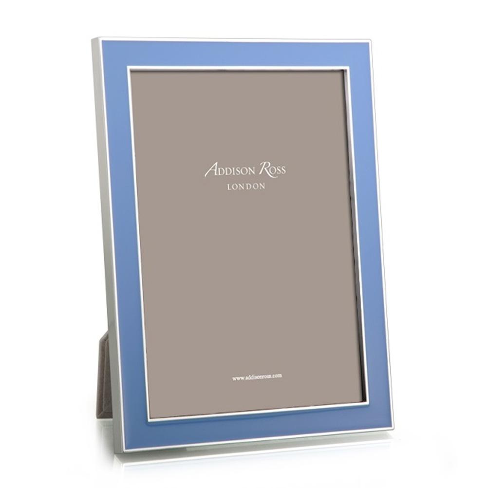 Addison Ross Periwinkle Blue Enamel & Silver 4*6 Frame - Charles Mayer
