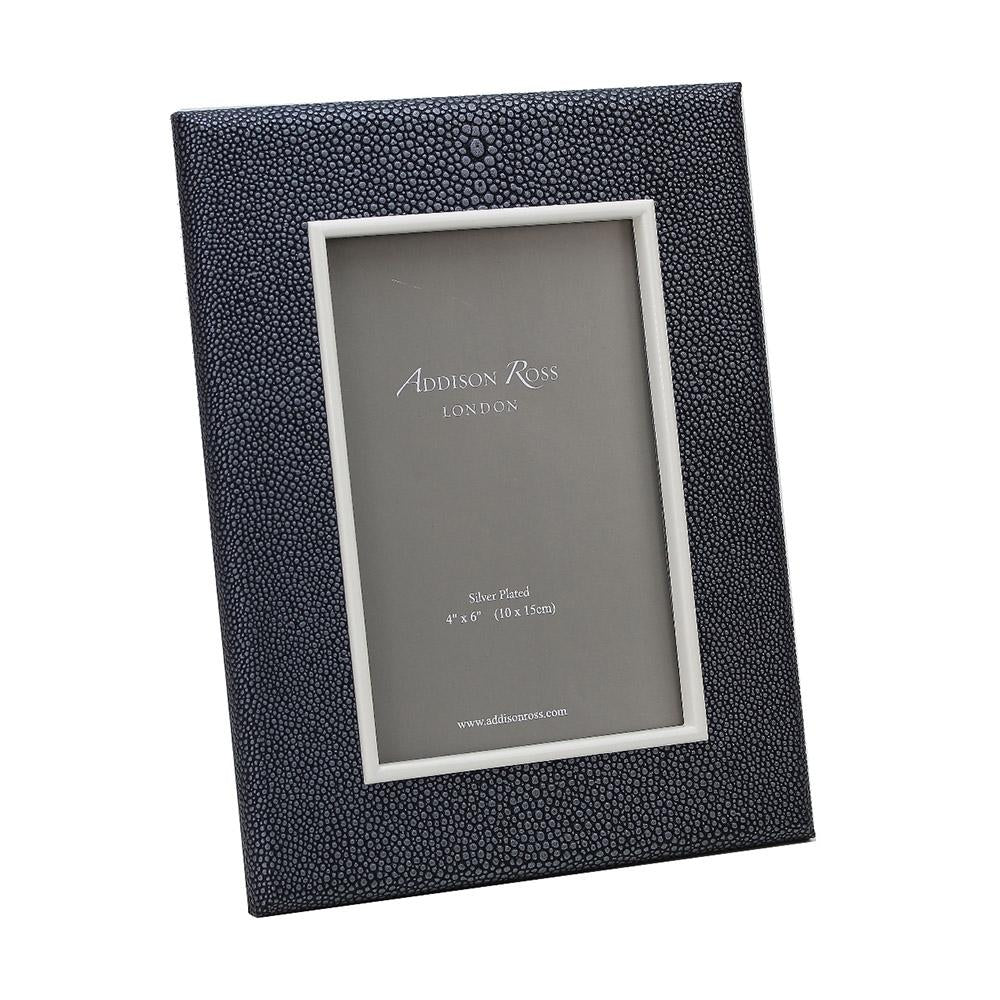 Addison Ross Dark Grey Shagreen Frame, 5*7 - Charles Mayer