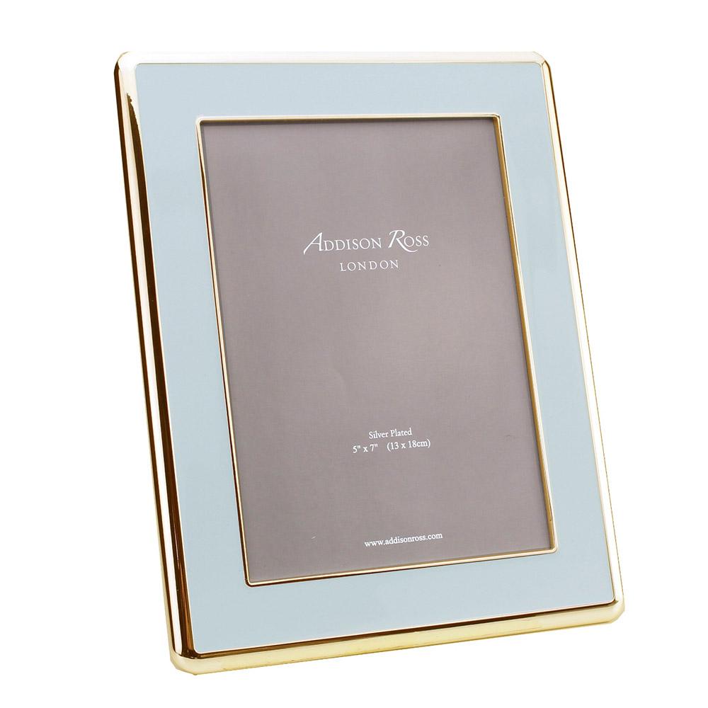 Addison Ross Powder Blue & Gold Curved Frame, 5*7 - Charles Mayer