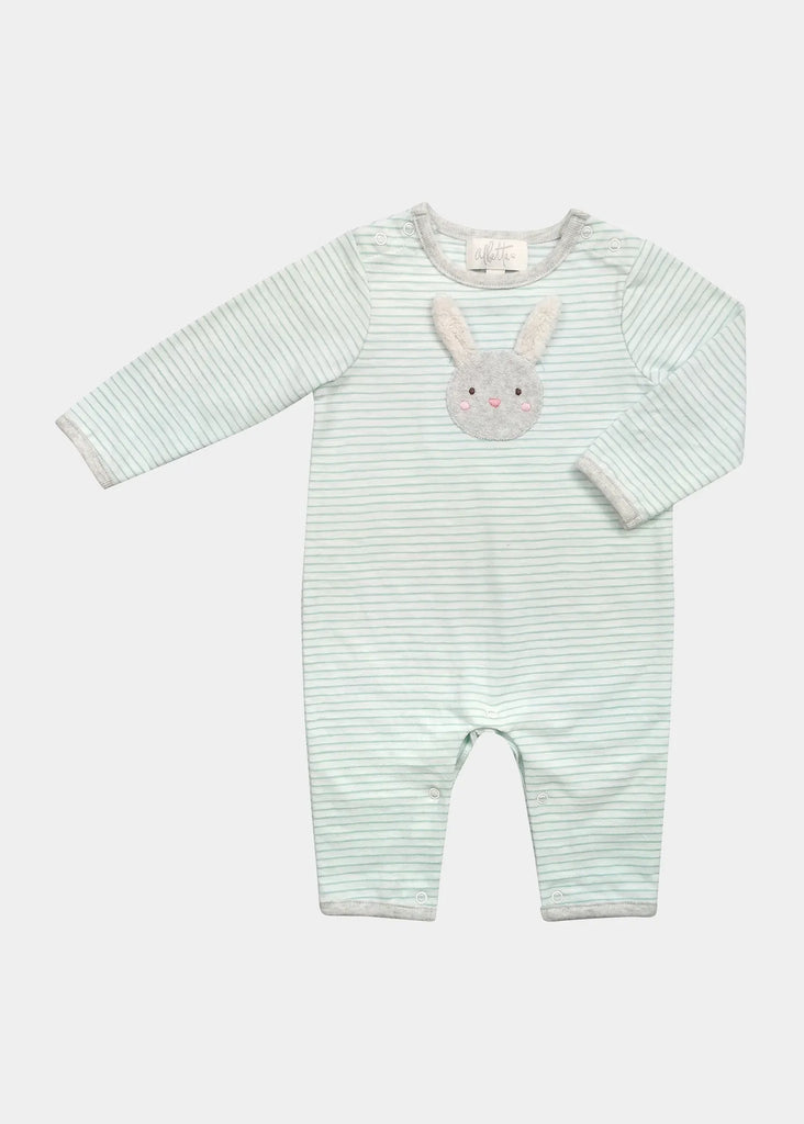 Albetta Applique Fuzzy Bunny Babygro - Charles Mayer