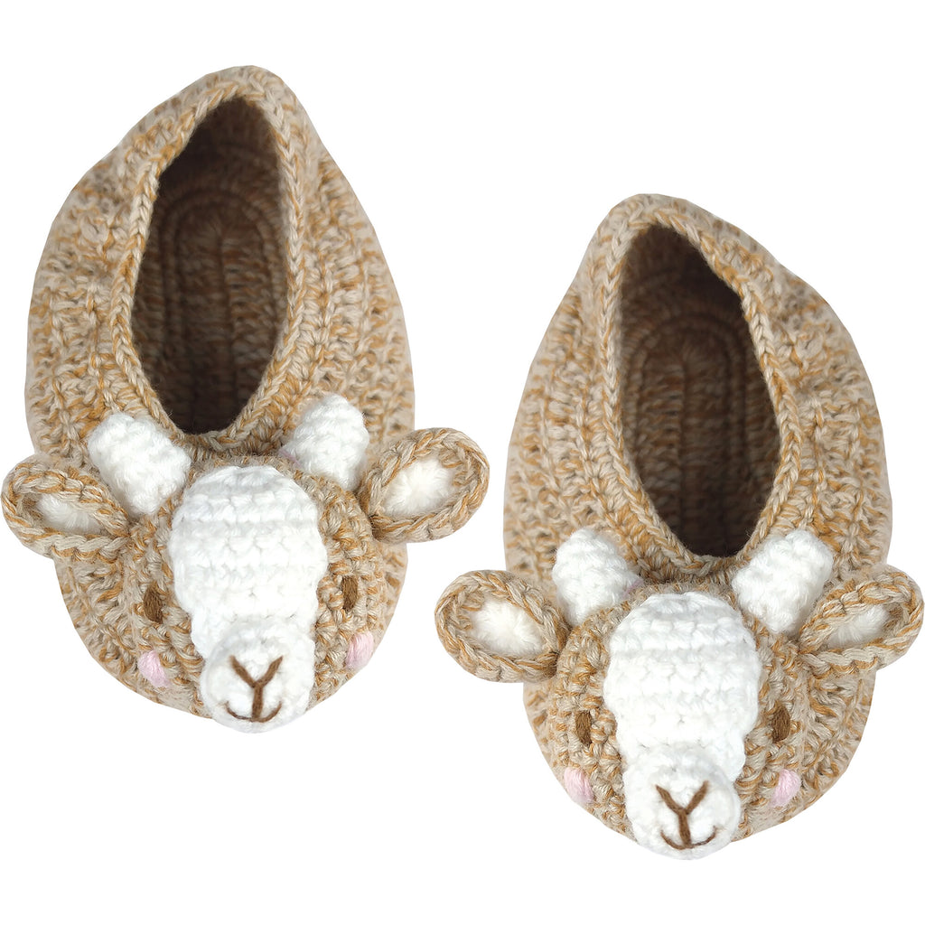 Albetta Crochet Gaby Goat Booties - Charles Mayer