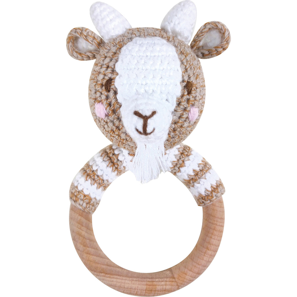 Albetta Crochet Gaby Goat Rattle - Charles Mayer