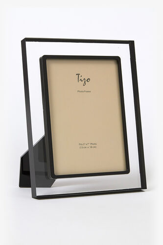 Tizo Design Lucite Clear With Black Trim Frame, 8*10 - Charles Mayer