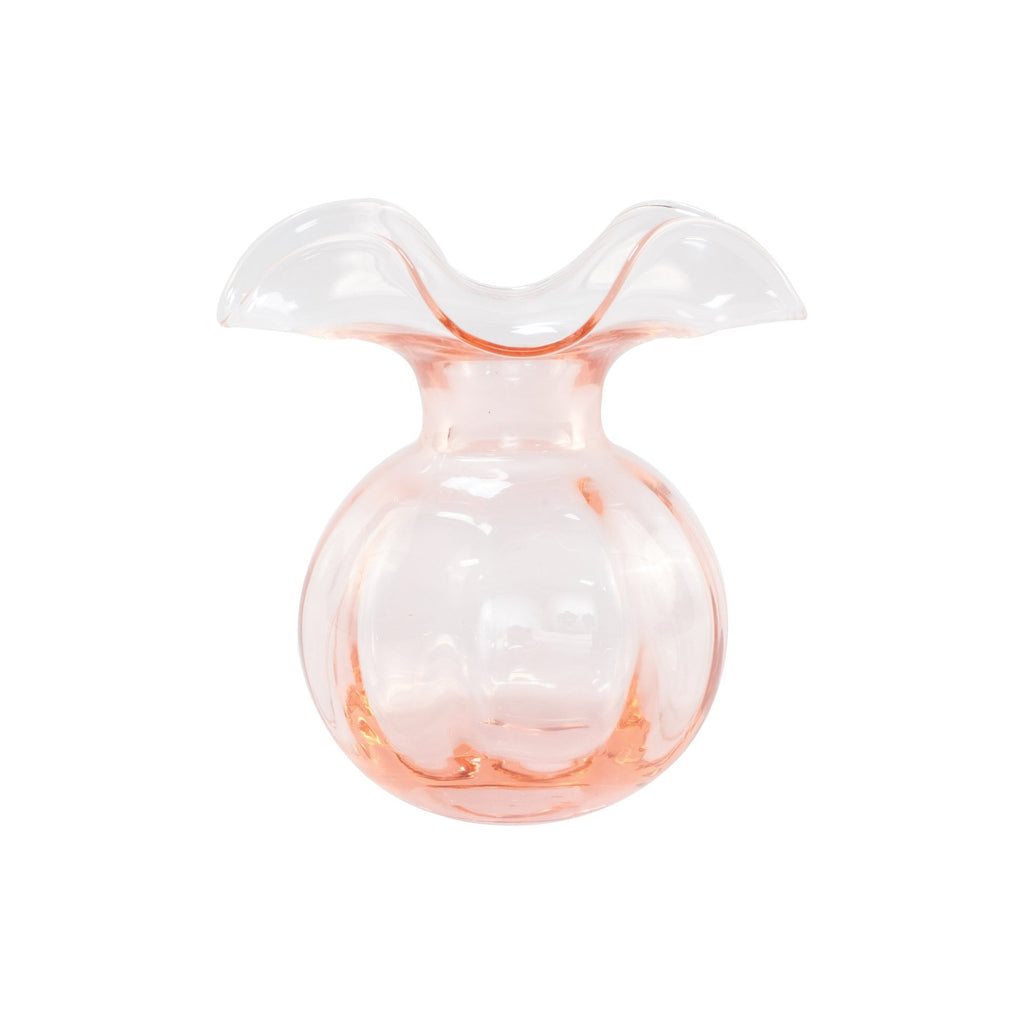 Vietri Hibiscus Glass Pink Bud Vase - Charles Mayer