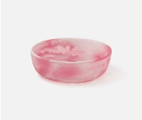 Blue Pheasant Hugo Pink Swirled Small Serving Bowl - Charles Mayer