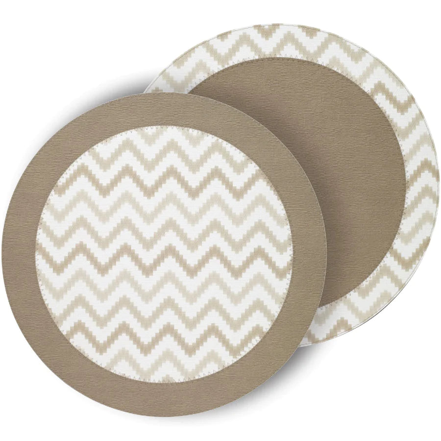 Bodrum Halo White/Cream Placemat - Charles Mayer