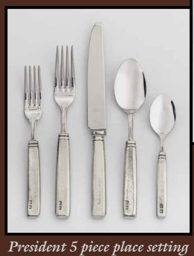 Julie Wear Designs Legacy Pewter President 5Pc. Place Setting - Charles Mayer
