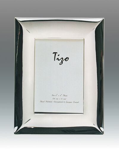 Tizo Design Silverplate Wide Dimensional Frame, 3*3 - Charles Mayer