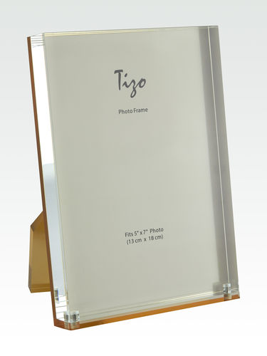 Tizo Design Lucite Gold Frame, 8*10 - Charles Mayer
